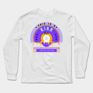 This is a Kirk Style Long Sleeve T-Shirt